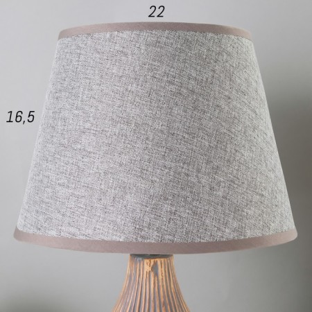 Bulbed lamp 16505/1 E14 40W gray 22x22x38 cm Risalux-4