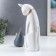 Souvenir Polystone "Cats Mouse" White-gray set 2 pcs 14x7x8 cm 31x9x10 cm