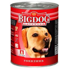 Wet Big Dog food for dogs, beef, railway, 850 g