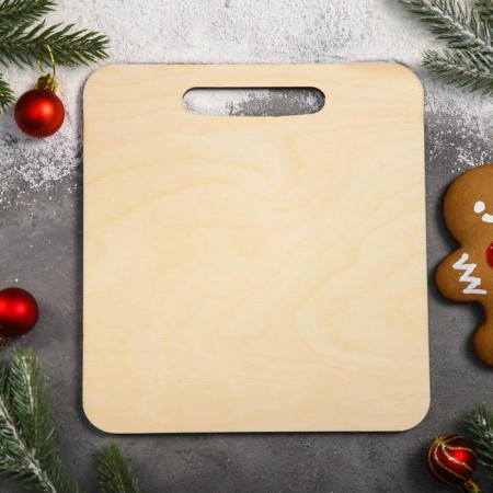Board cutting shade "Santa Claus in the forest"-1