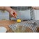 A separator for eggs of the Valdai Dolyan, stainless steel, chrome color