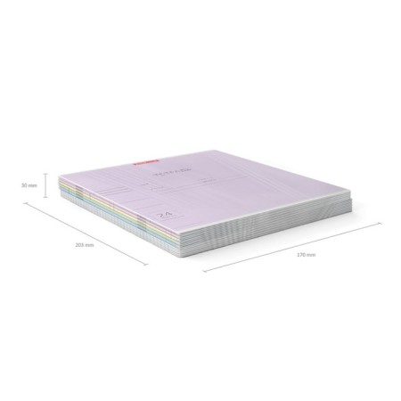 Notebook 24 sheets in the Erichkrause line "Visio classic", cover coated cardboard, block offset 100% whiteness, mix-8