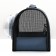 Board-carrier with organizer and porthole, 43 x 24 x 28 cm, blue