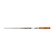 Shampoo flat Palisad Camping, 620x14x2 mm with a wooden handle