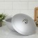 Cauldron, 4.5 l, aluminum lid, alloy handles, silver color