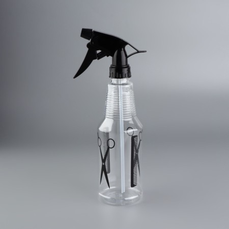 Hairdressor "H2O", 500 ml, transparent/black-1