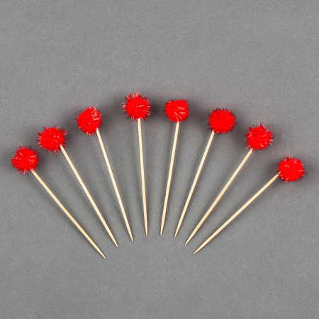 Skewers "Fluff", set of 8 pcs., Mix color-1