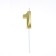 Candle in the cake on the skewer "Fine", the number "1", gold, 5 cm