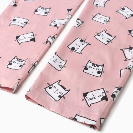 Pajamas (trousers, jacket) KAFTAN "cats", p. 40-42-10