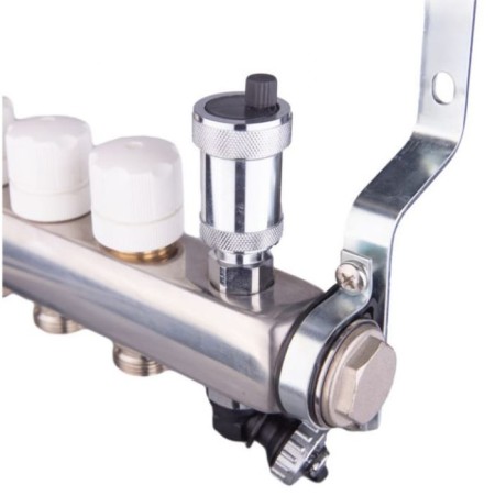 Aqualink Collector Group, 1 "X3/4", 9 outputs, with consumables, stainless steel-6