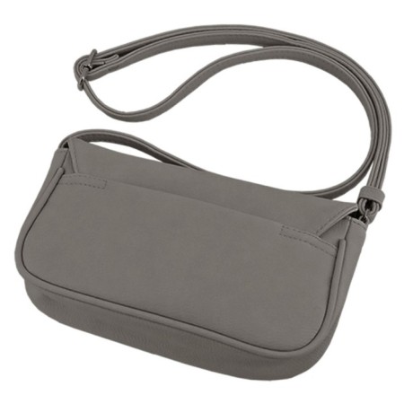 Women's bag B2772-24110, gray color, artificial leather, 20x6x11 cm-1