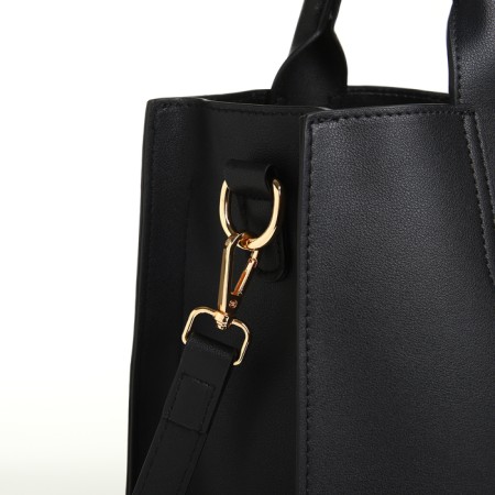 Women's bag with lightning, black color-4