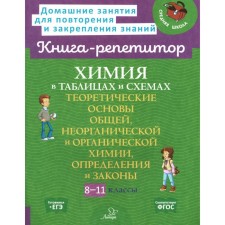 Chemistry in tables and schemes. Grade 8-11. Theoretical foundations of general, inorganic and organic chemistry, definitions and laws. Lille V.P.