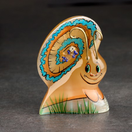 Suvenir "Snail", Big, Selenite-3