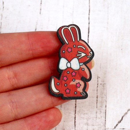 Wooden icon "Hare"-1
