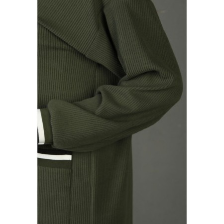 Women's dress, size 46, khaki color-5