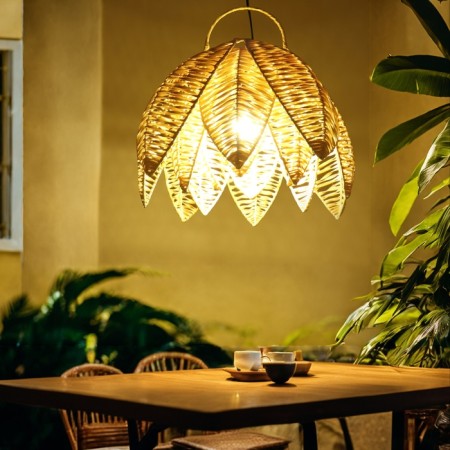 Ceiling Lamp from Rotan "Palma" 1x120W, E27, 60x65x35 cm