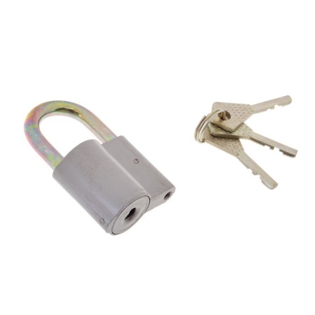 Hinged castle, 42x66 mm, 3 keys