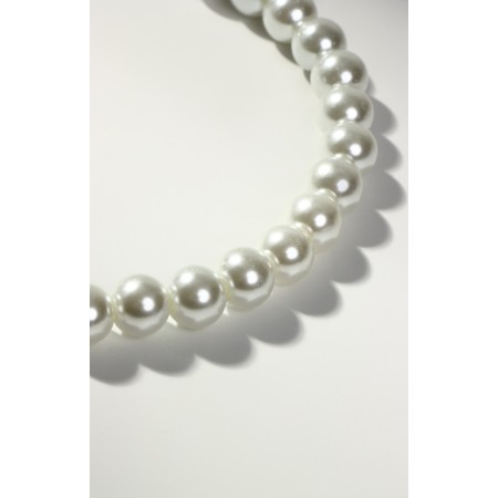 Pearl beads "Bride" ball No. 10, white color, l = 40 cm-2