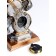 Table interior clock, “violin”, on batteries, 14 × 8.2 × 24.5 cm, d-5 cm