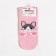 Women's socks "cat", pink color, size 36-40