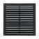 Ventilation grate "Vento" 1313V, 130x130 mm, with a grid, inexhaustible, graphite