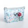 Cosmetic bag with lightning, blue color
