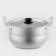 Aluminum pan, 3 l, metal cover