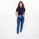 Women's jeans, blue color, size 33 (48-50)
