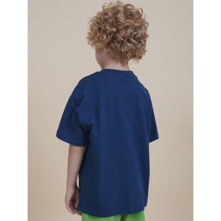 T -shirt for boys, height 98 cm, sea wave color-1