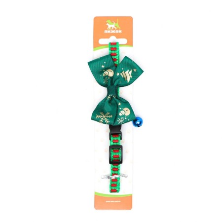Collar "Winter", 30 x 1 cm, kapron, green-7