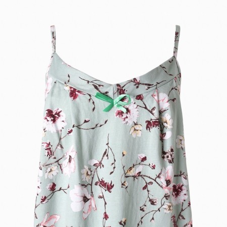 Night shirt female, green color, size 52-6