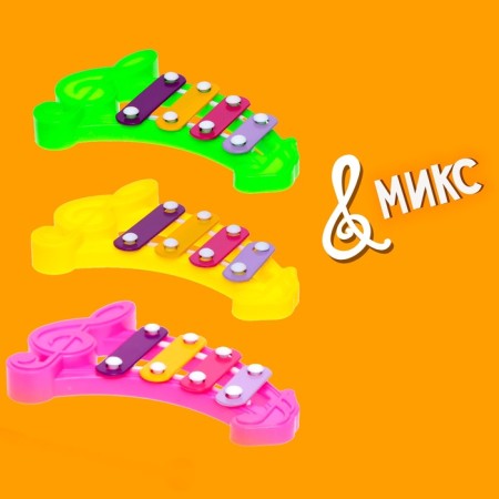 Musical Musical Metallophone "Notka", Mix Colors-4