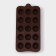 Form for chocolate “Assorted”, silicone, 21.5 × 10.4 × 1.5 cm, 15 cells, brown color