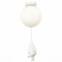 Suspension EVOLUCE. Sle115422-01. Modena. 1x60 W, E27, 20x20x51.2 cm, white color