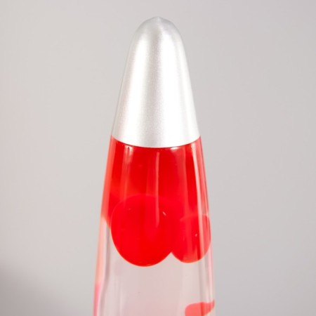 Luminaire table metal, glass, wax "lava" E14 25-35W silver 34x8.5x8.5 cm Risalux-7