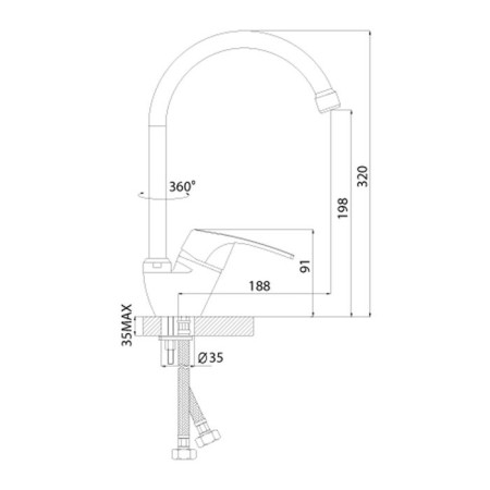Rossinka d40-23 kitchen mixer-1