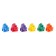 Wax pencils "Dinopolis", set of 6 pcs.