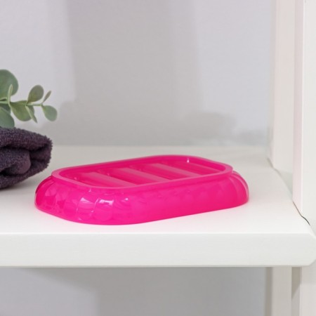 Soap dish, 12.8 × 8.7 × 1.9 cm, color mix-2