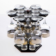 Mini-bar 18 objects Carousel Scandinavia, dark 240/55/50 ml