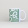 New Year. White ceramic mug "Miracles", 320 ml