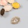 Button plastic for creativity "Stone leaf" mix 2.5x1.9x0.9 cm