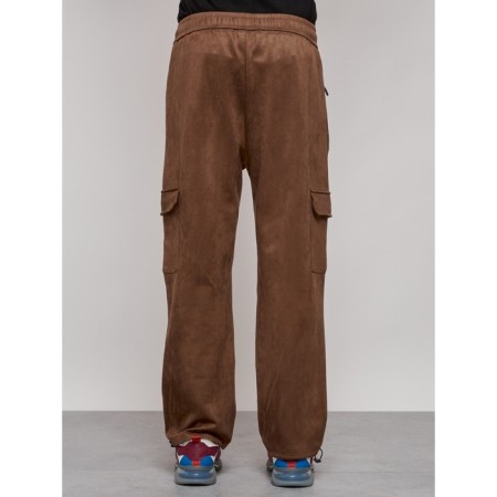 Sports pants, size 54, brown color-17