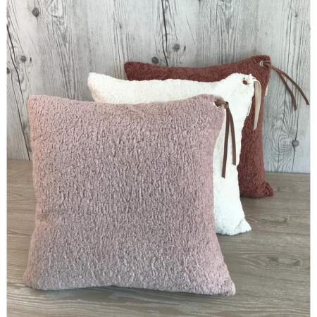 Pillowcase "Lama", size 45x45 cm, coffee color-5