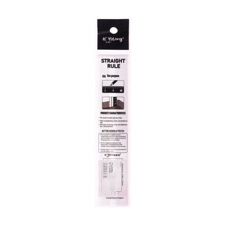 Plastic line 15 cm in a package with a Euro suspension (barcode on a piece)-3