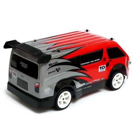 The radio -controlled car "Drift" works on the battery, light, replaceable wheels in the kit-2