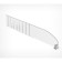 Plastic separator 60 mm high without a limiter, l = 185-385 mm, transparent