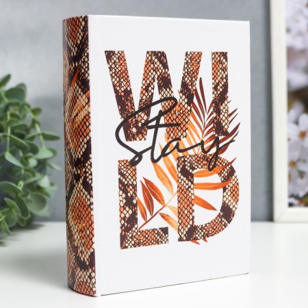 Broke Broke tree to the leatherette "snake leather" 18x13x4 cm