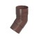 Pipe knee 108 ° Technonikol PVC brown