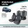Autorekhli for Hyundai Creta, 2015-2021, black eco-leather/suede black rhombus